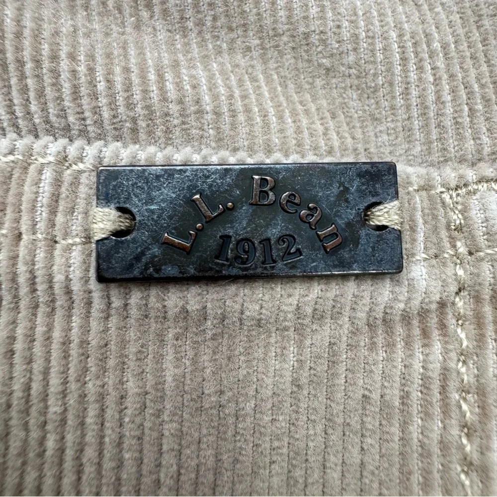 LL Bean Everyday Corduroy Pants Women’s 6 Camel Bootcut Favorite Fit Preppy Y2K - Picture 7 of 9